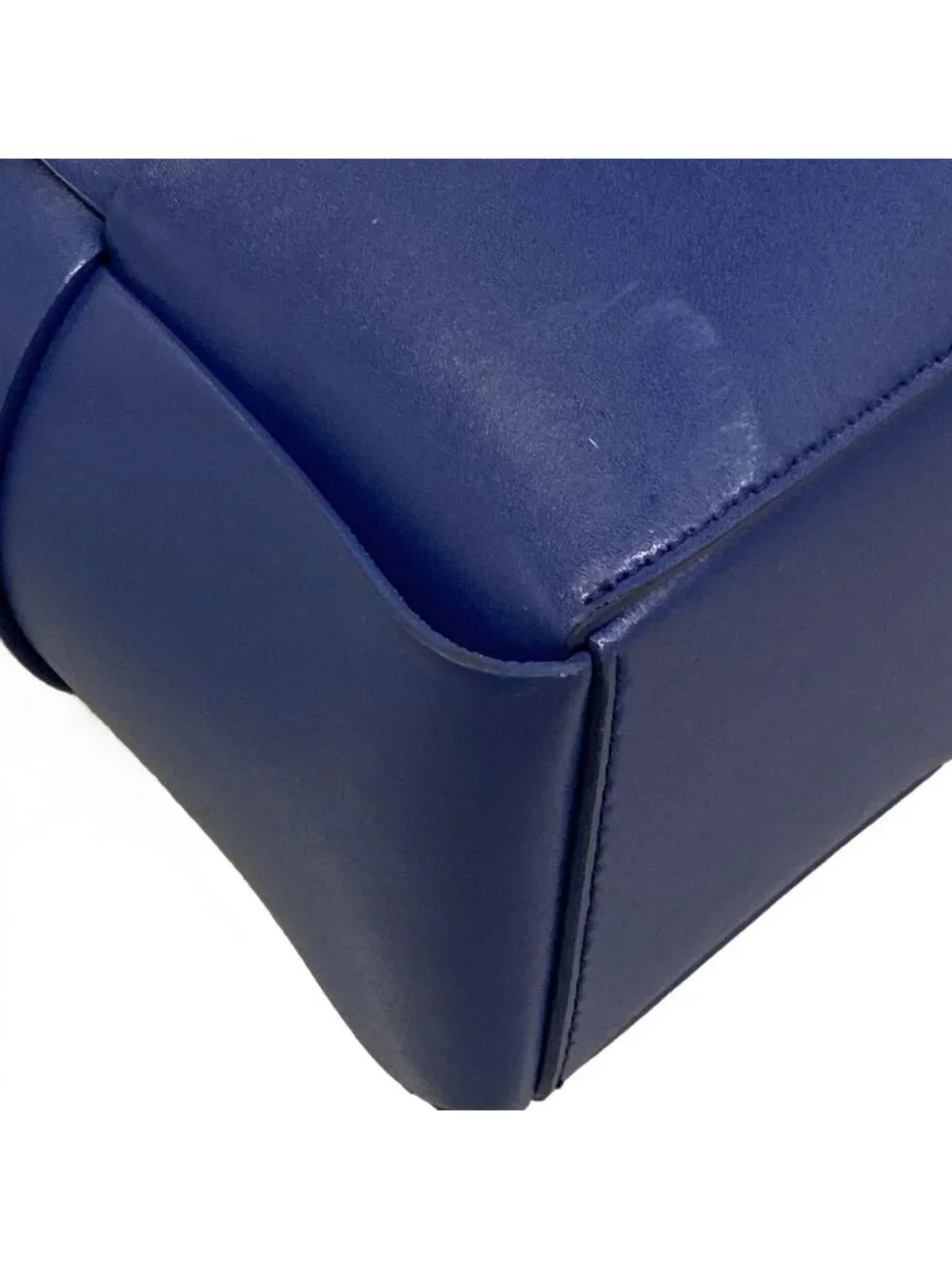 Bottega Veneta Tote Bag the Alco Blue Leather